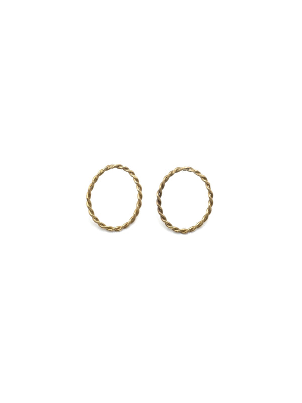 Lace Oval Earrings